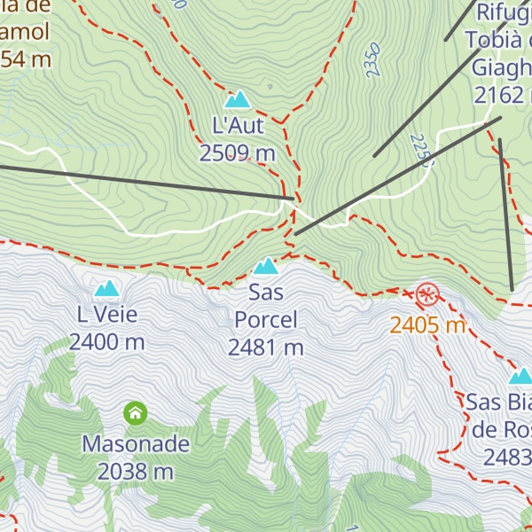 Map of Sas Porcel