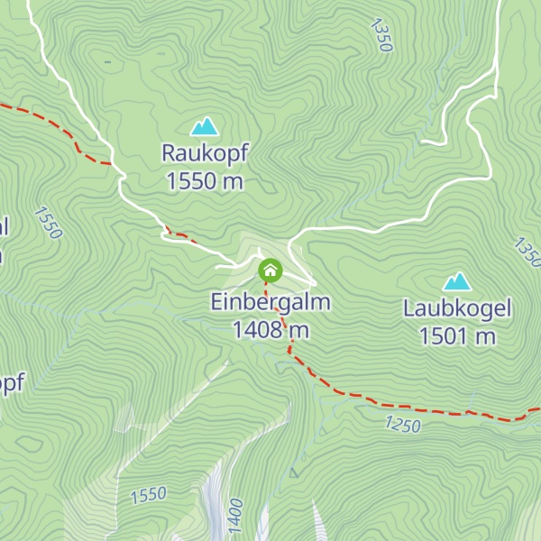 Map of Einbergalm