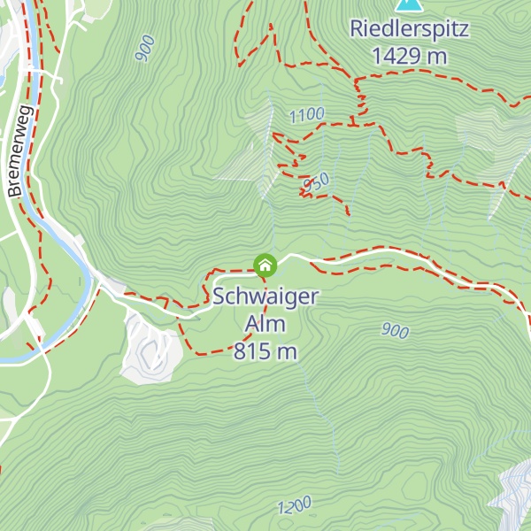 Map of Schwaiger Alm
