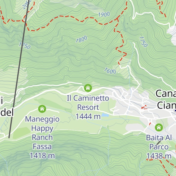 Map of Il Caminetto Resort