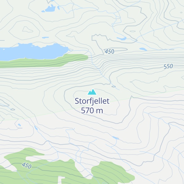 Map of Storfjellet