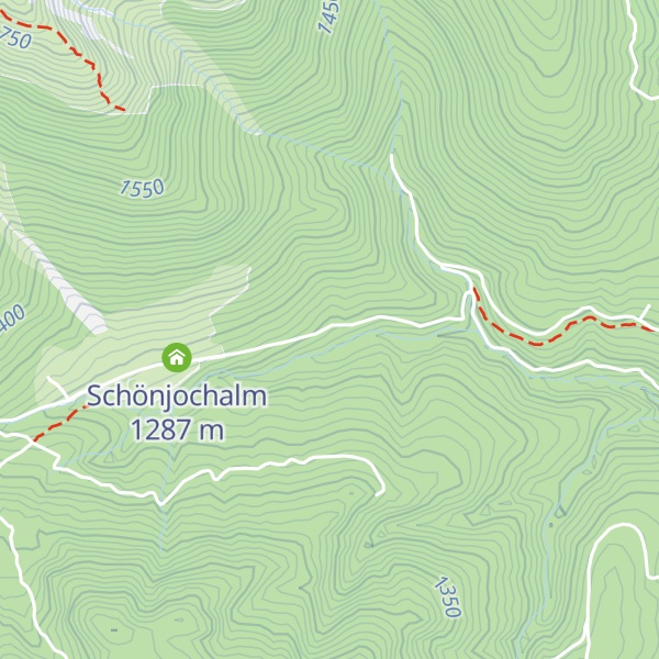Map of Wildfütterung Schönjochalm