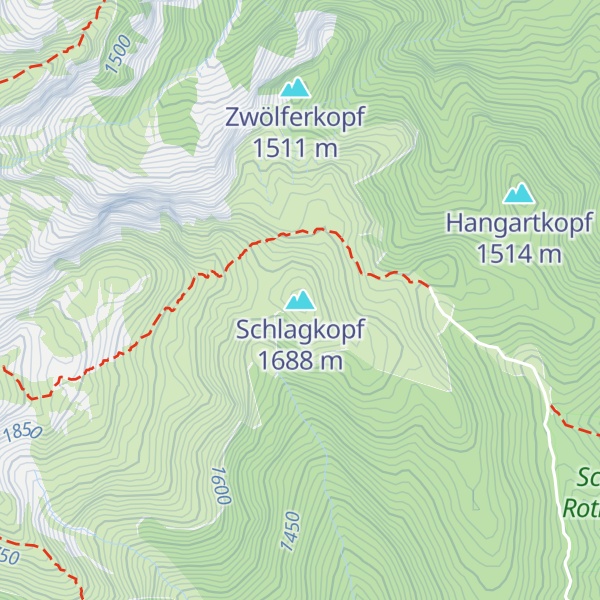 Map of Schlagkopf