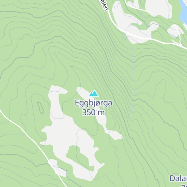 Map of Eggbjørga