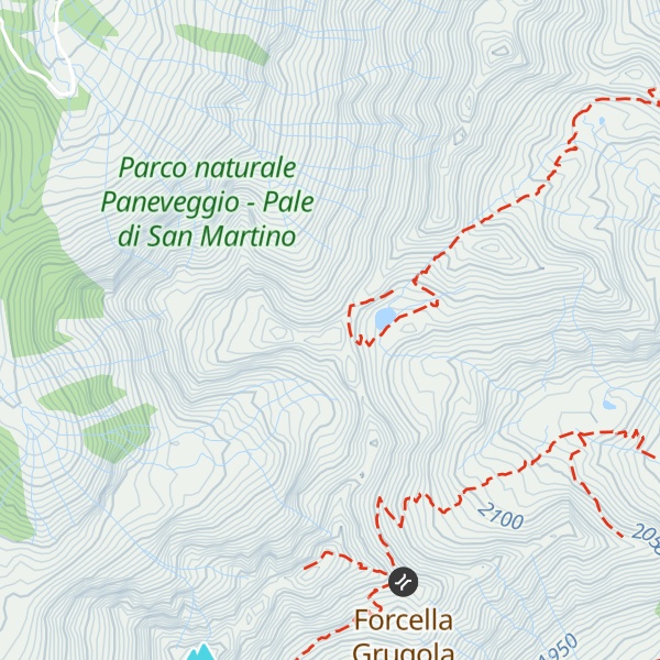 Map of Cima d'Arzòn