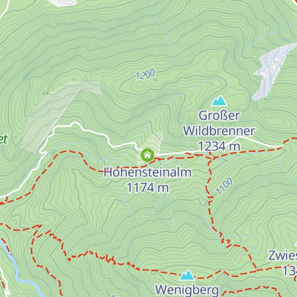 Map of Hohlensteinalm