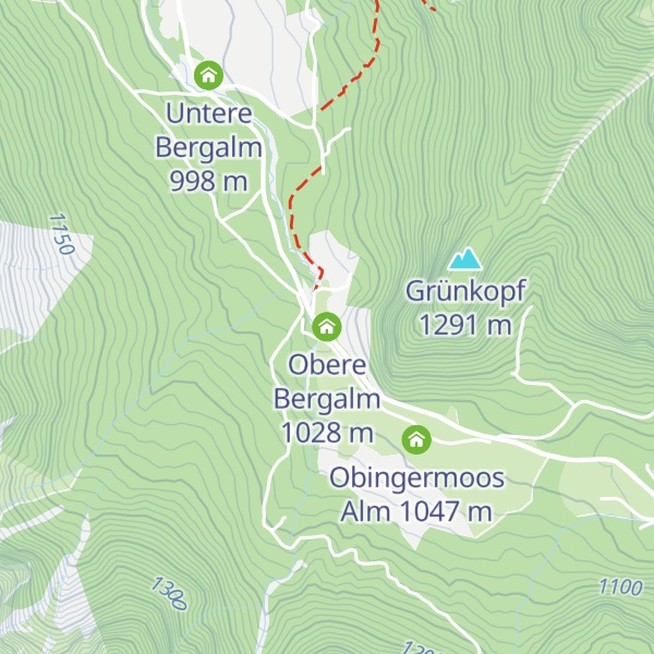 Map of Obere Bergalm