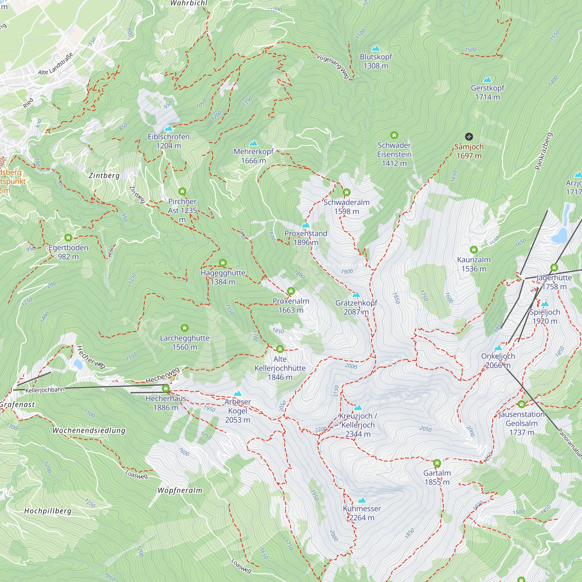 Proxenalm map