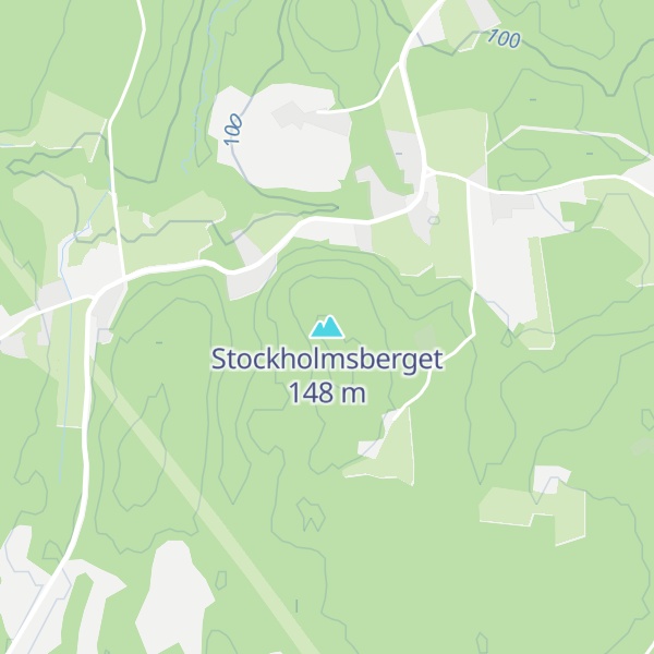 Map of Stockholmsberget