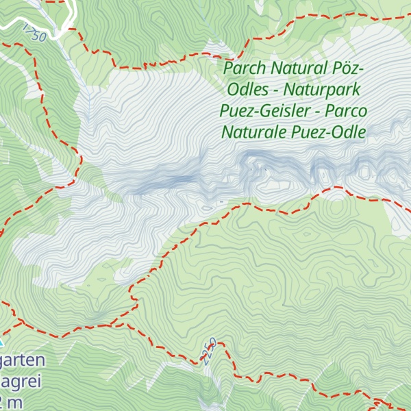 Map of Weißlahnspitz - Cima Lavina Bianca
