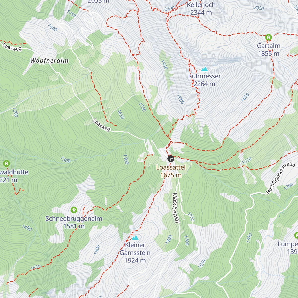 Alpengasthof Loas map