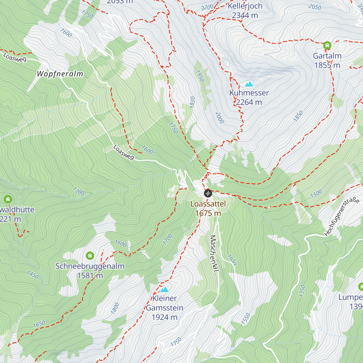 Alpengasthof Loas map