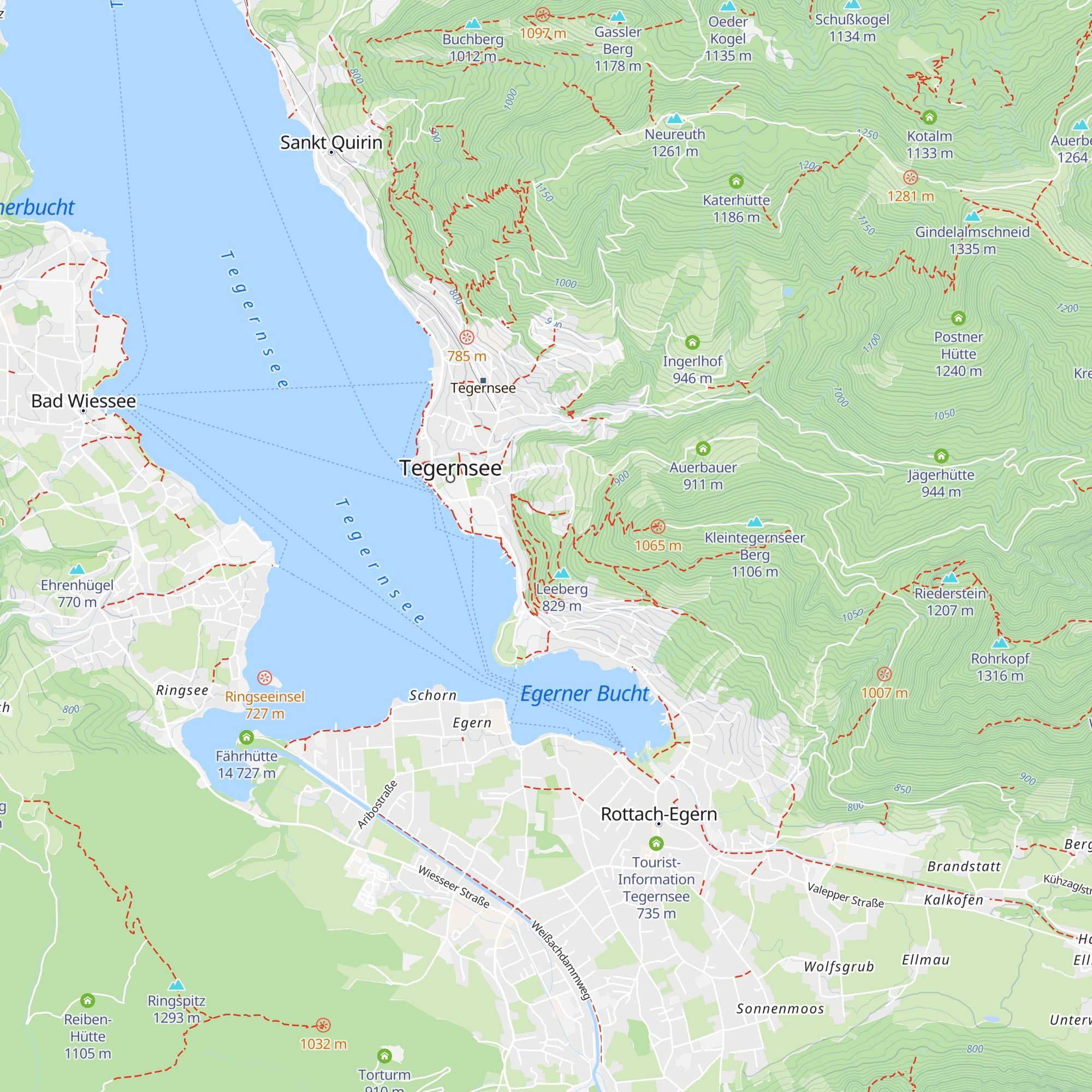 Horchhütte map