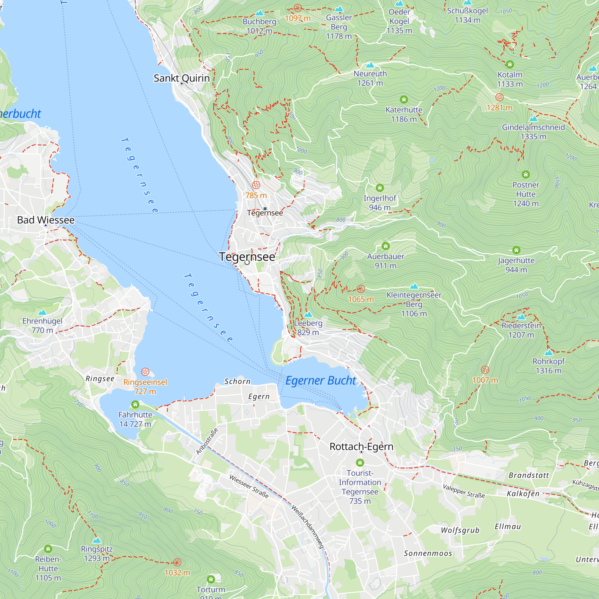 Horchhütte map