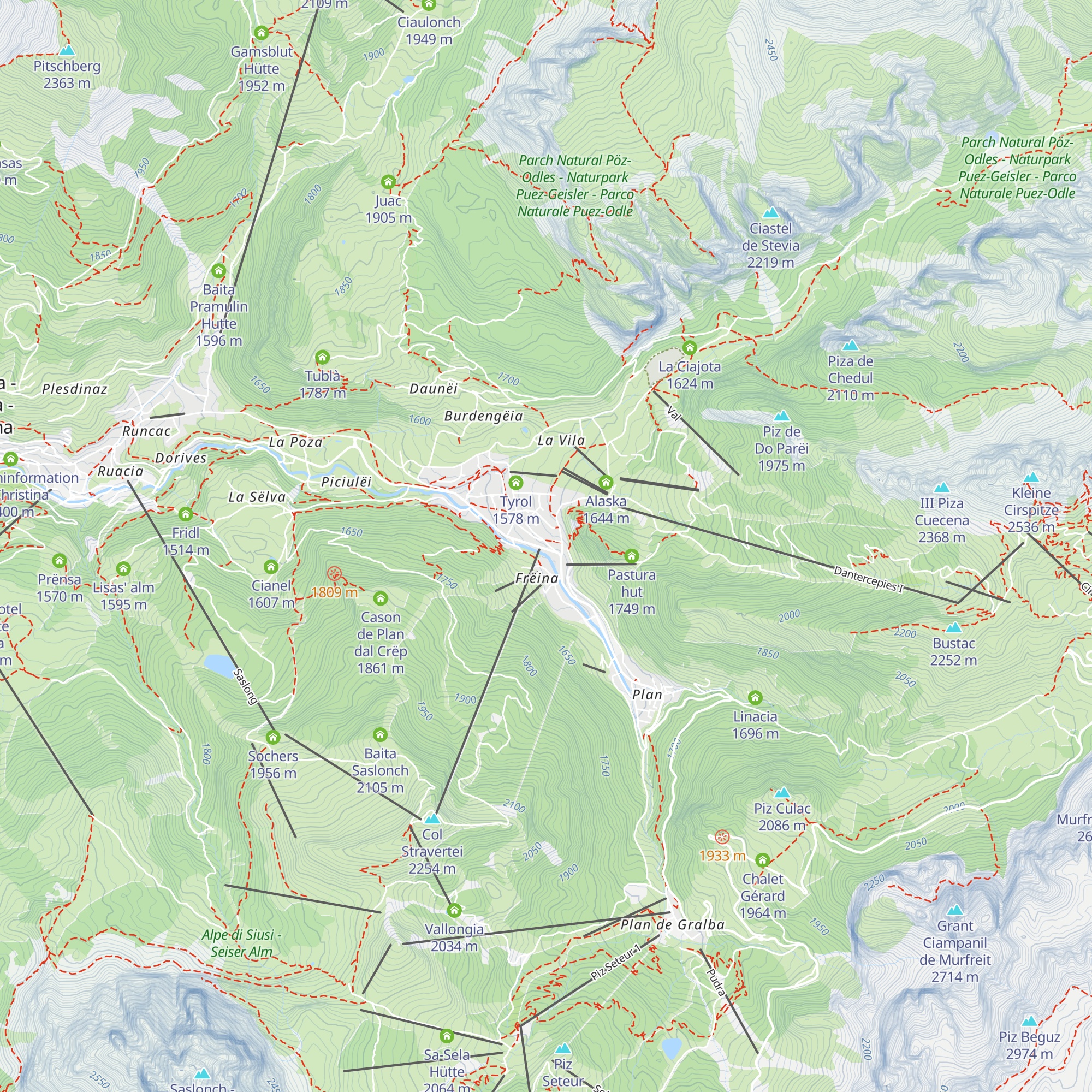 Europa map