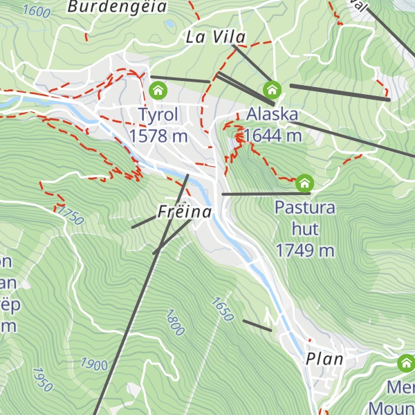 Map of La Stua