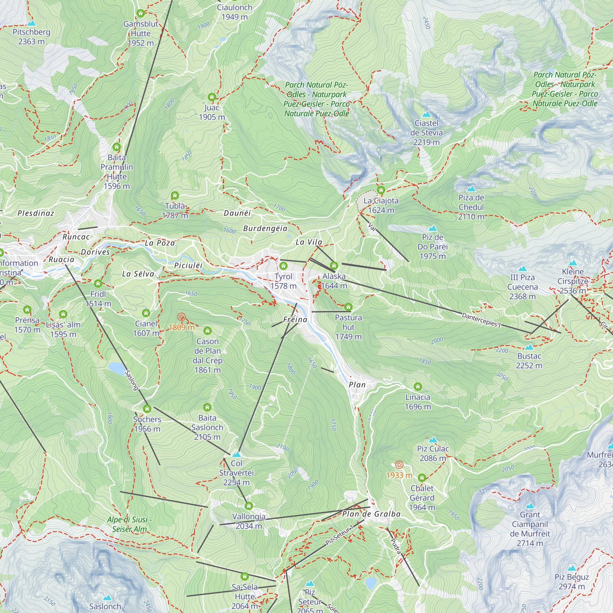 Kronestube map