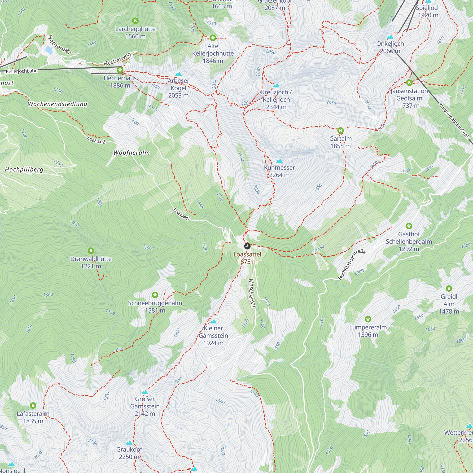 Gamssteinhaus map