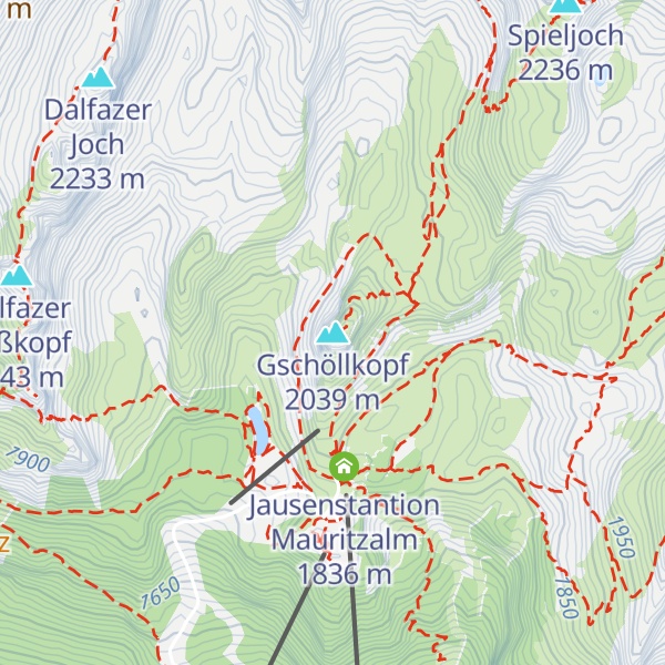 Map of Gschöllkopf