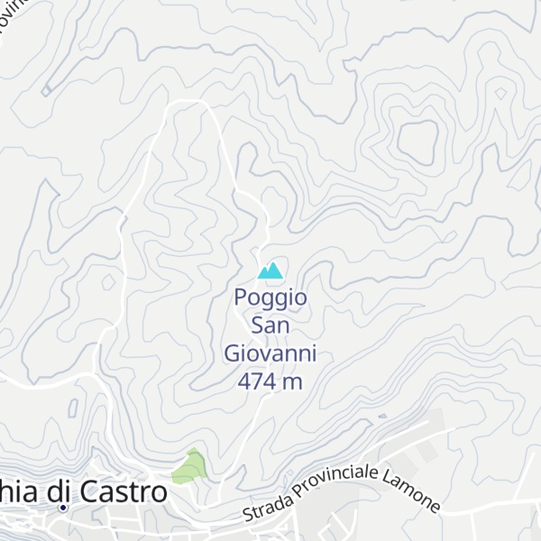 Map of Poggio San Giovanni