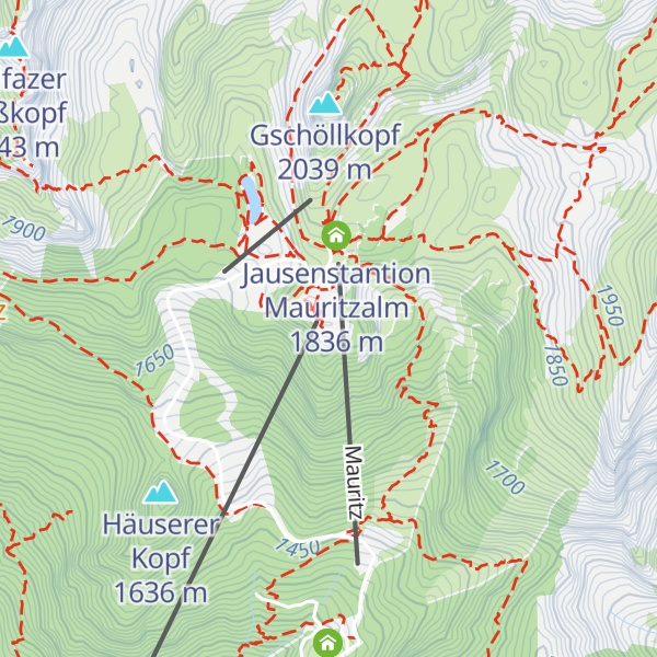 Map of Berggasthof Rofan