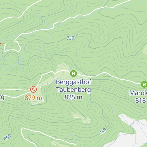 Map of Berggasthof Taubenberg