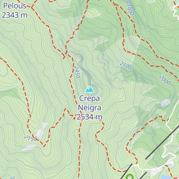 Map of Crepa Neigra