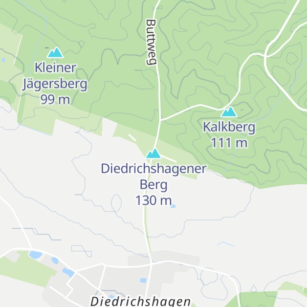 Map of Diedrichshagener Berg