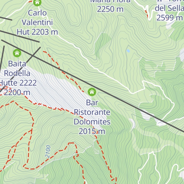 Map of Bar Ristorante Dolomites