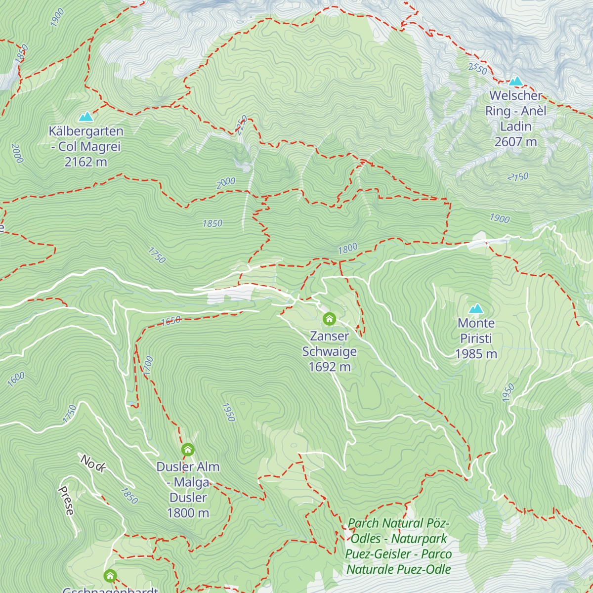 Treffpunkt Zans map