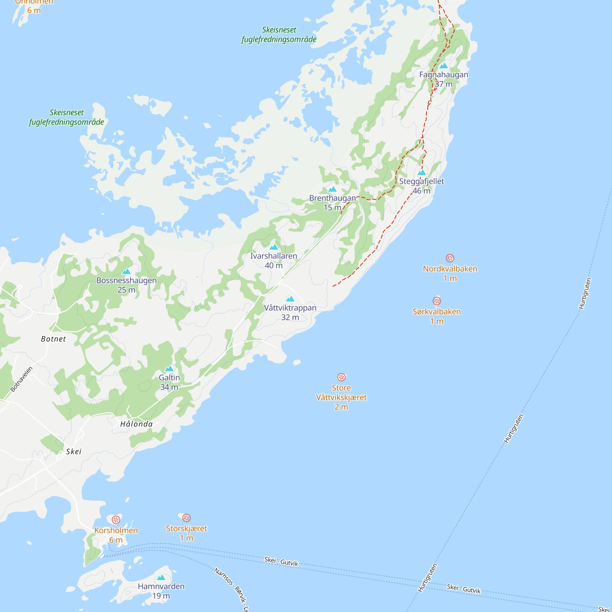 Steinhytta map