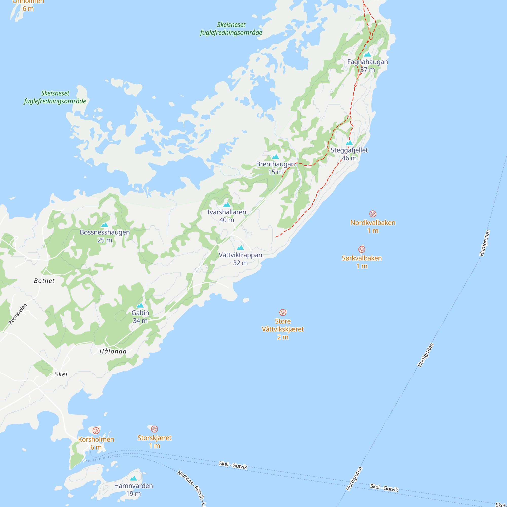 Steinhytta map