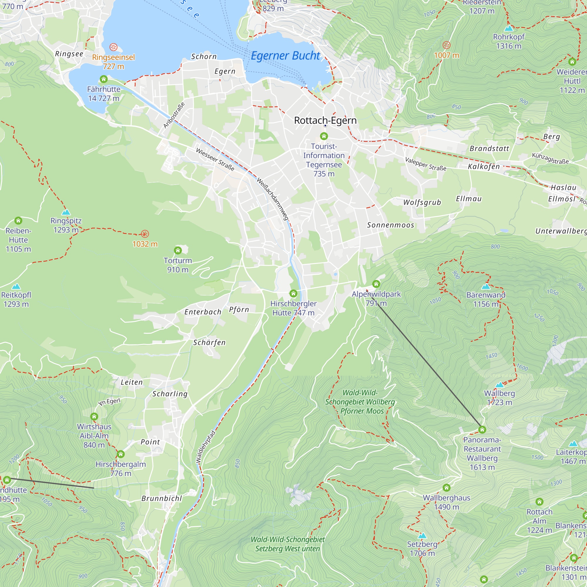 Hirschbergler Hütte map
