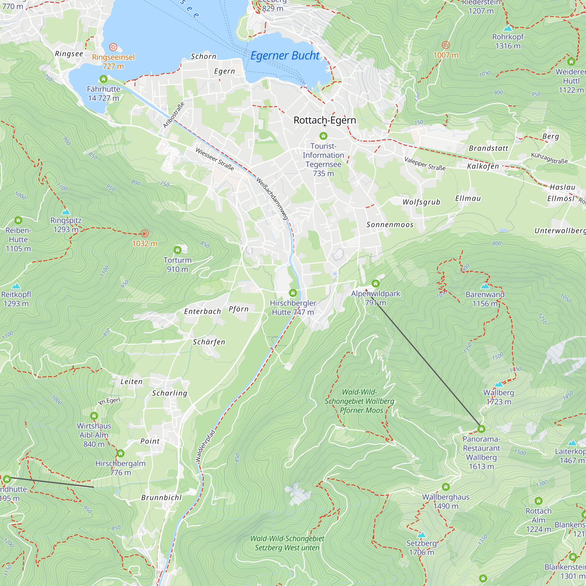 Hirschbergler Hütte map