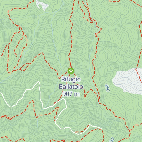 Map of Rifugio Ballatoio