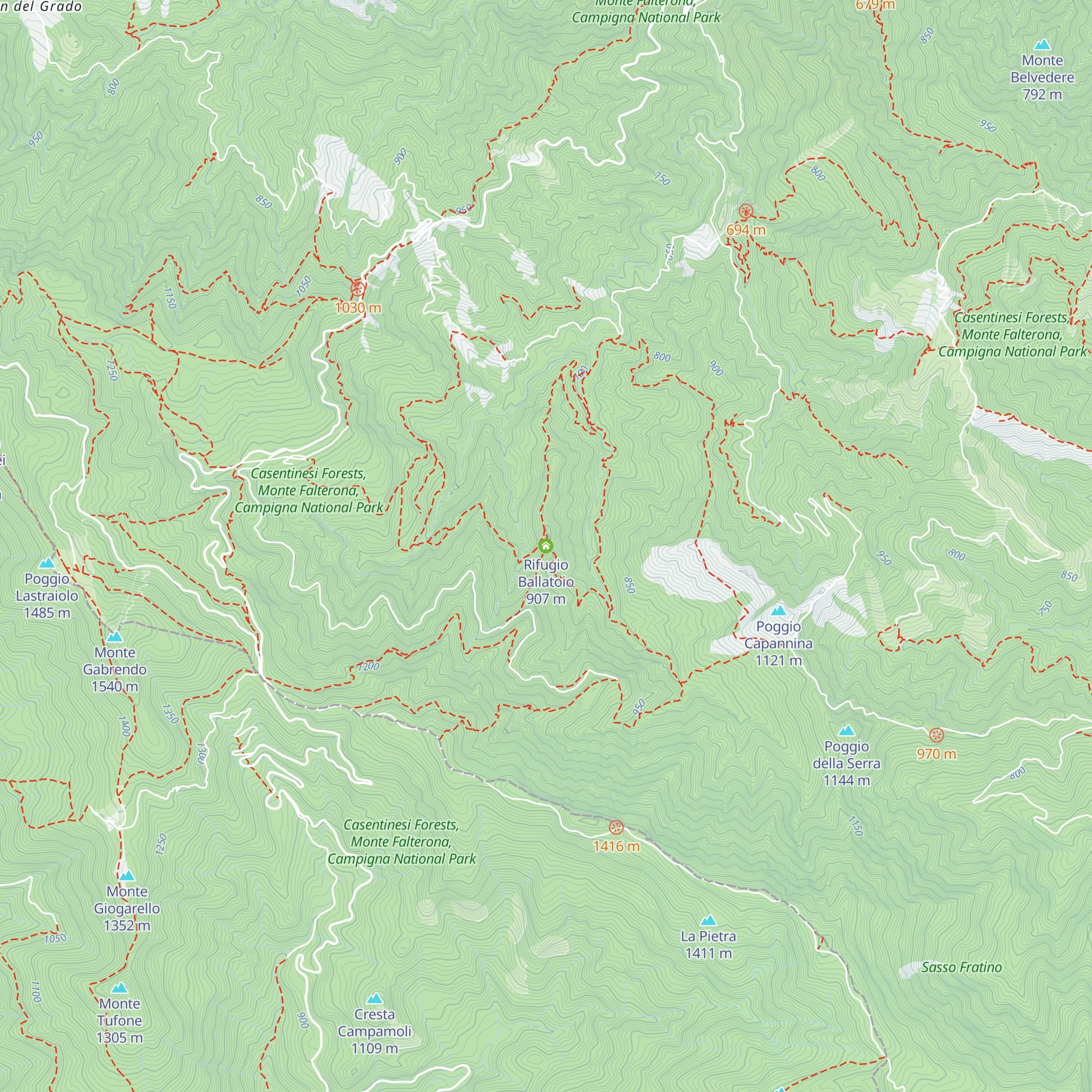 Rifugio Ballatoio map