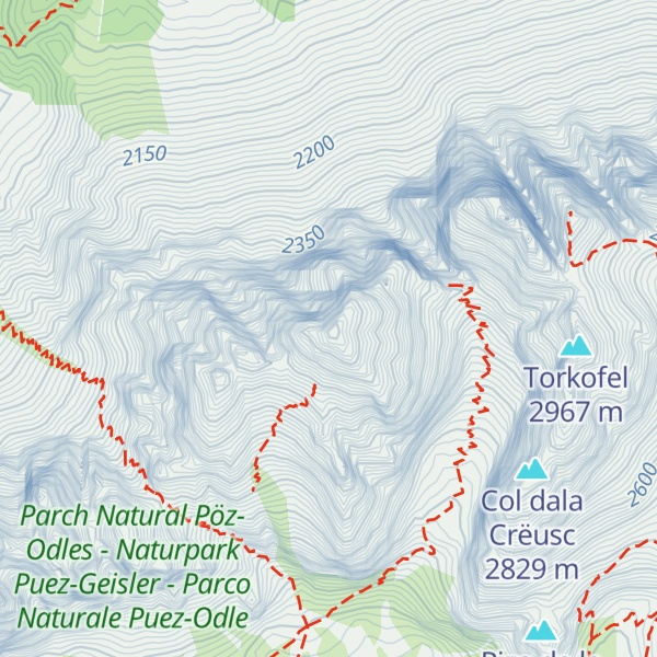 Map of Sas Rigais