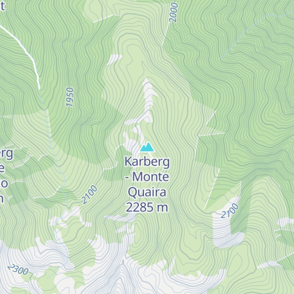 Map of Karberg - Monte Quaira