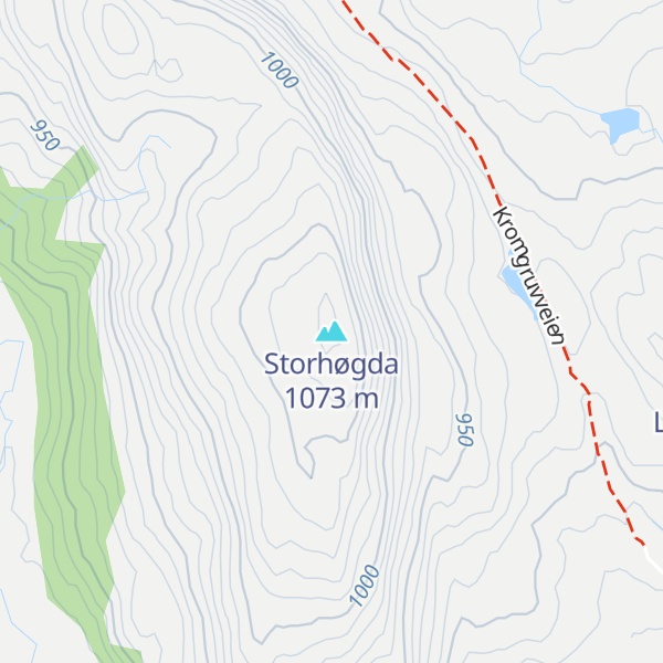 Map of Storhøgda