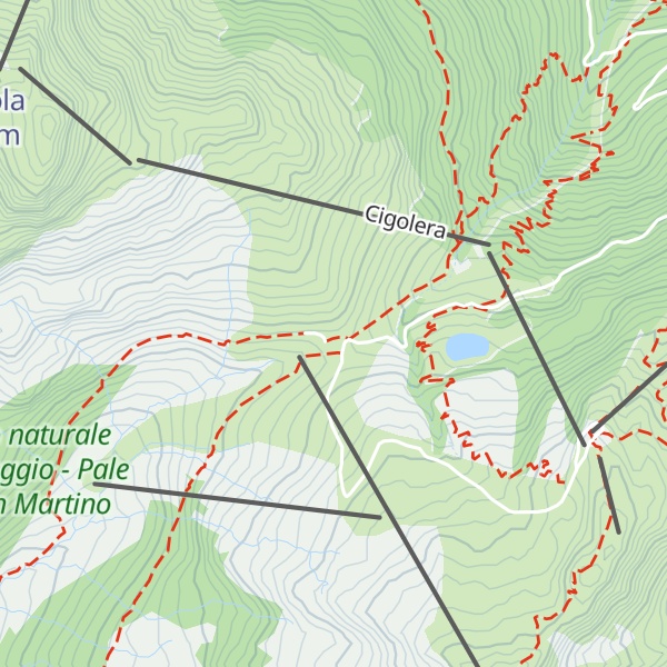 Map of Malga Tognòla