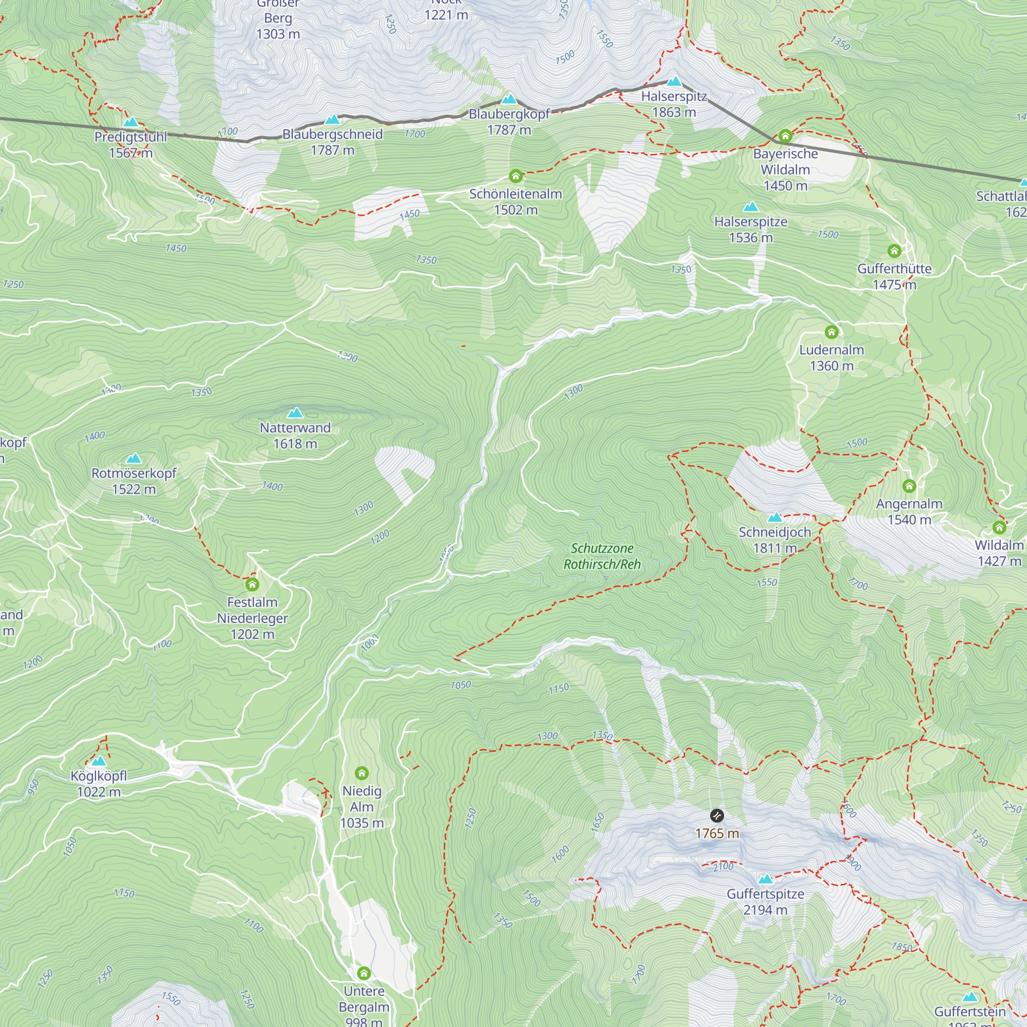 Schlag-Niederalm map
