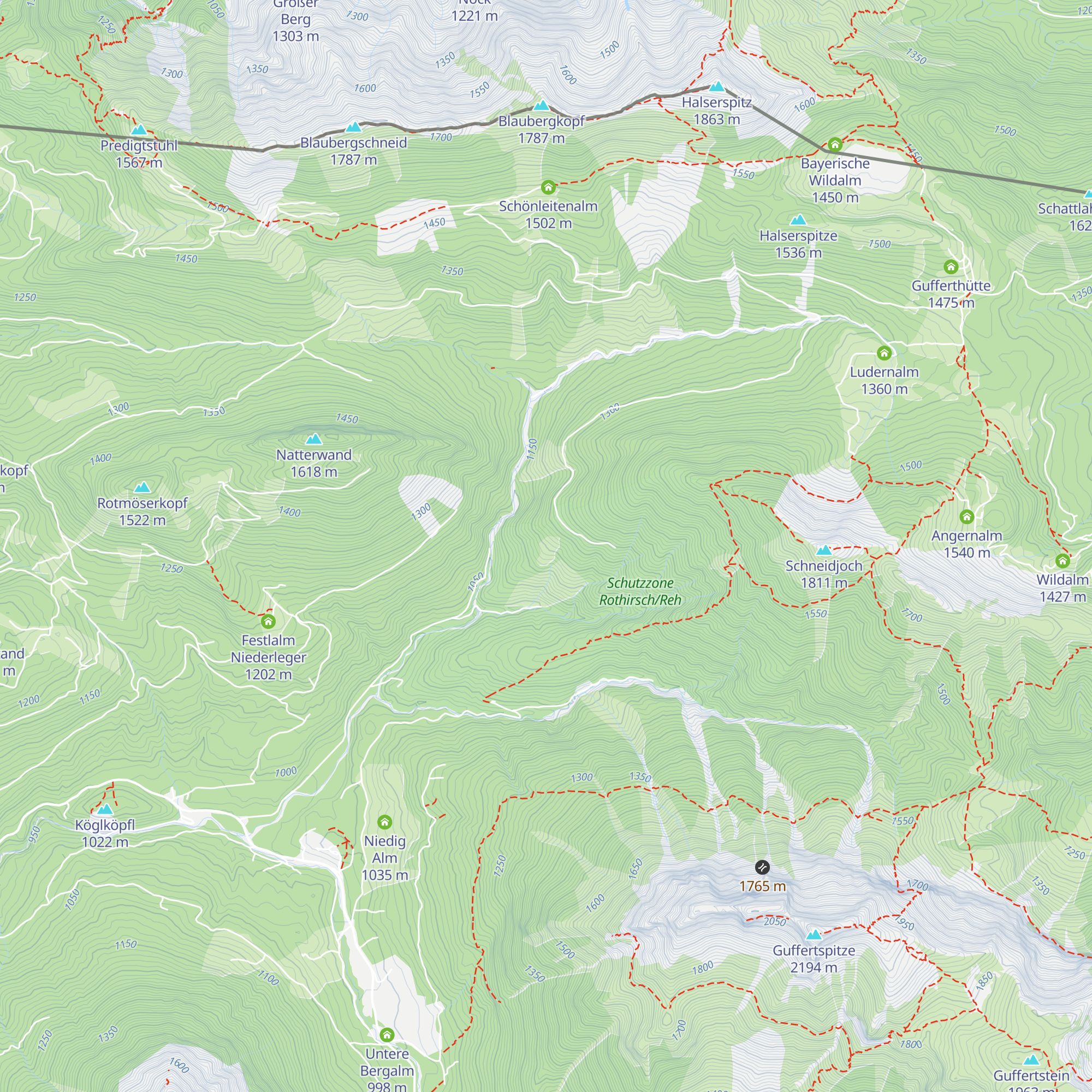 Schlag-Niederalm map