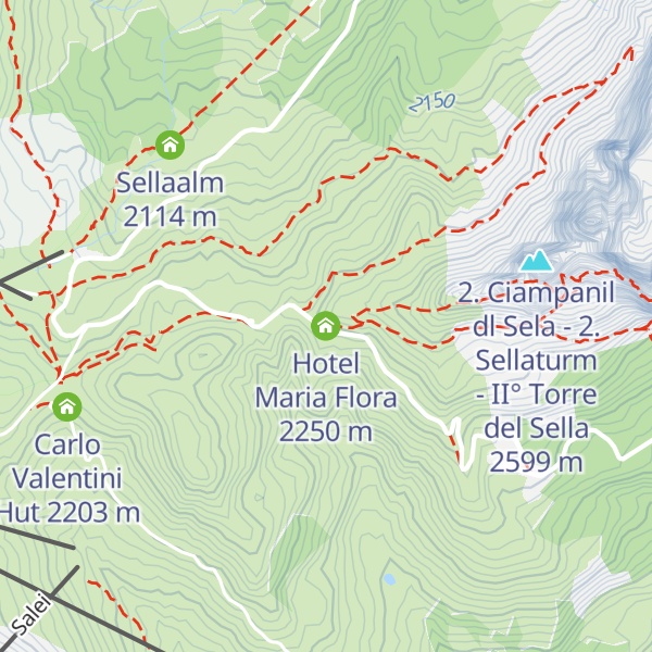 Map of Hotel Maria Flora