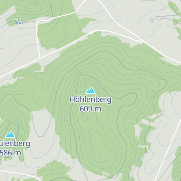 Map of Höhlenberg