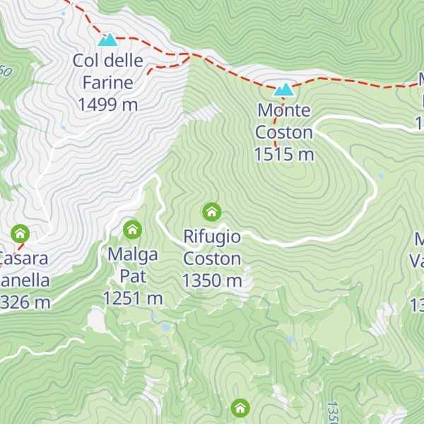 Map of Rifugio Coston