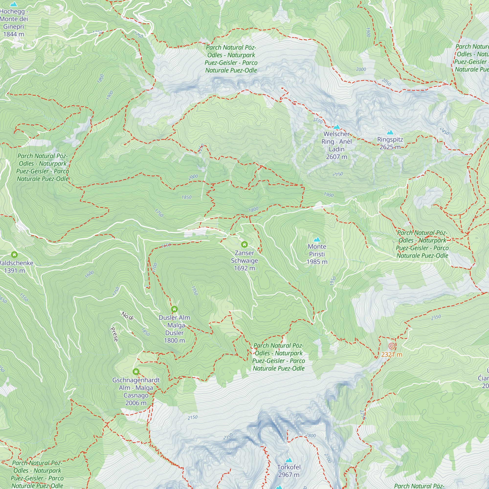 Zanser Schwaige map