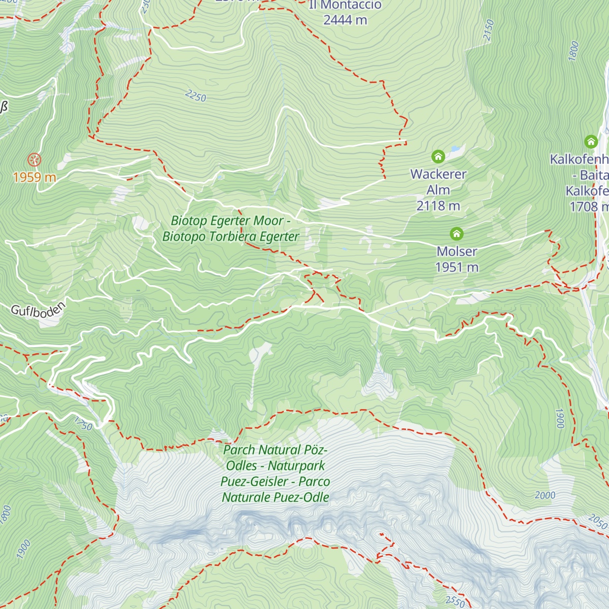 Edelweißhütte map