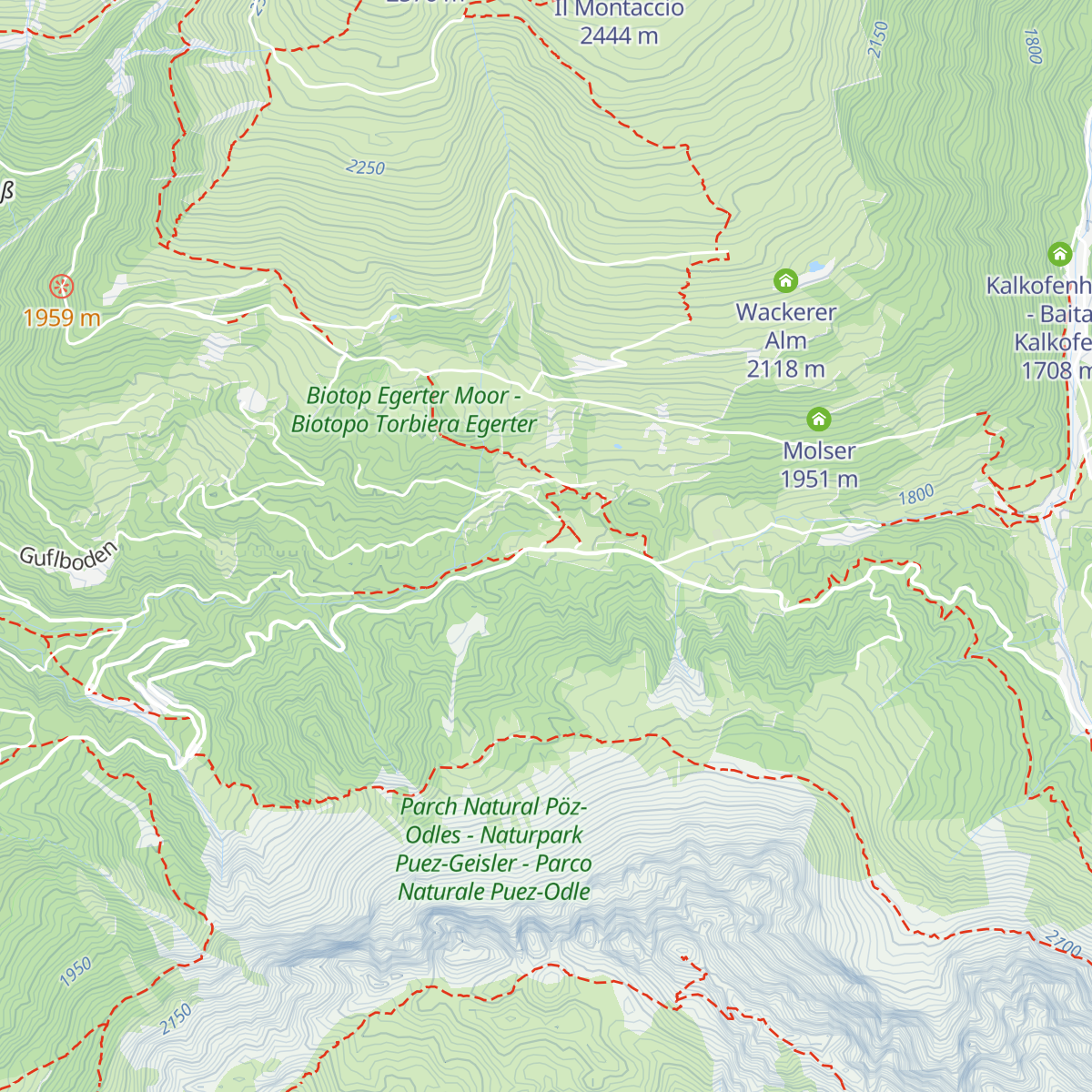 Edelweißhütte map