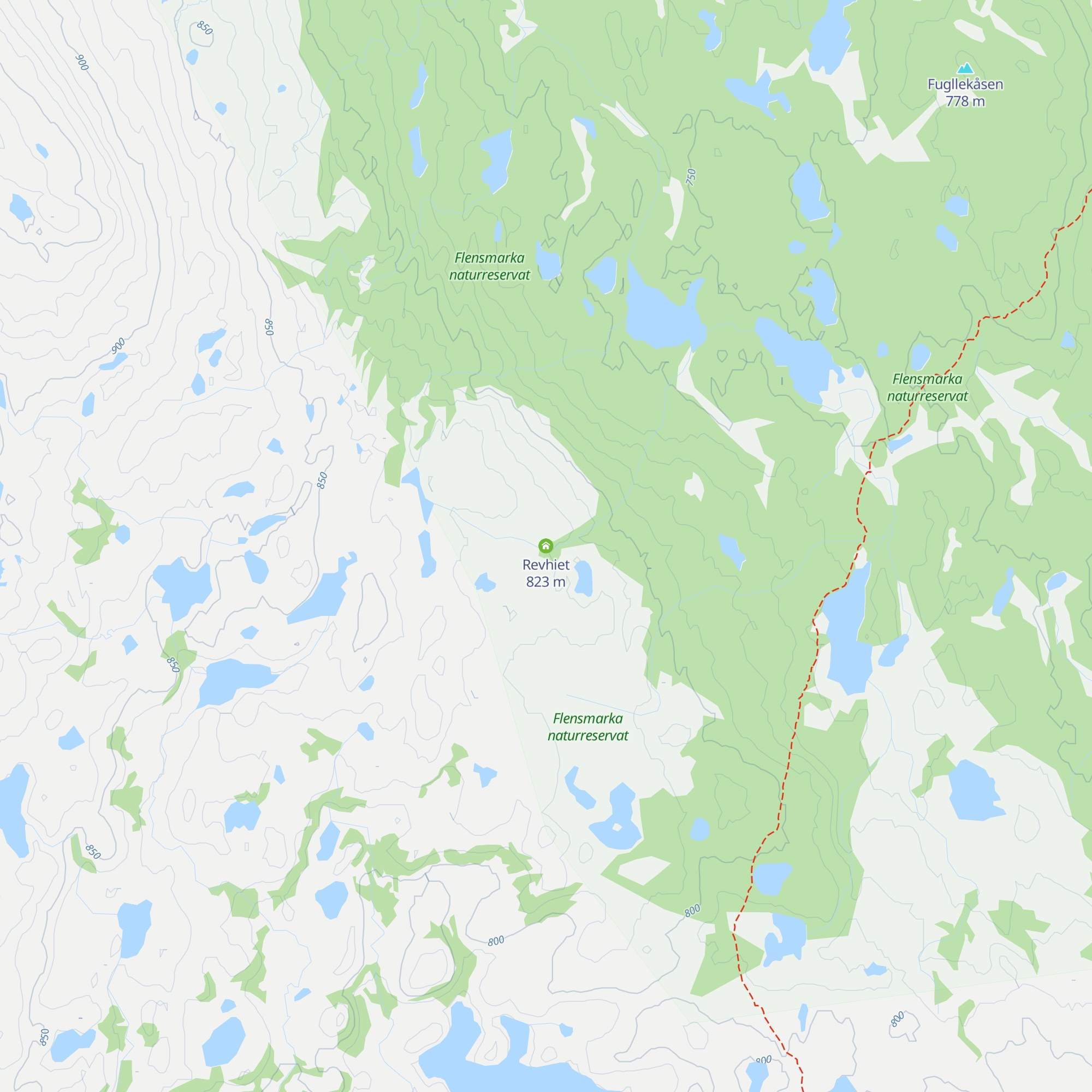 Revhiet map