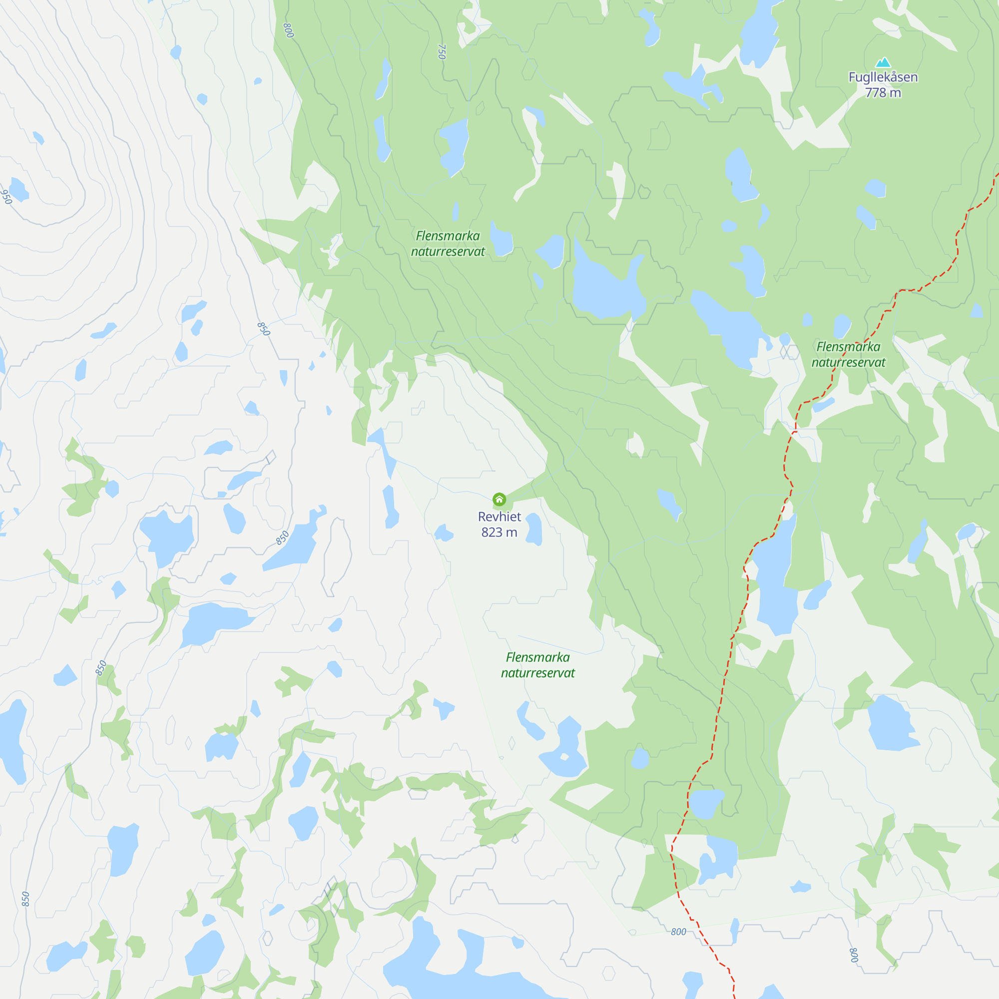 Revhiet map